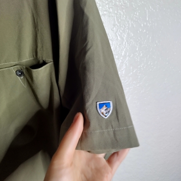 Kuhl Tufflex Button Down Outdoor Hiking Shirt Sz M - Picture 5 of 8